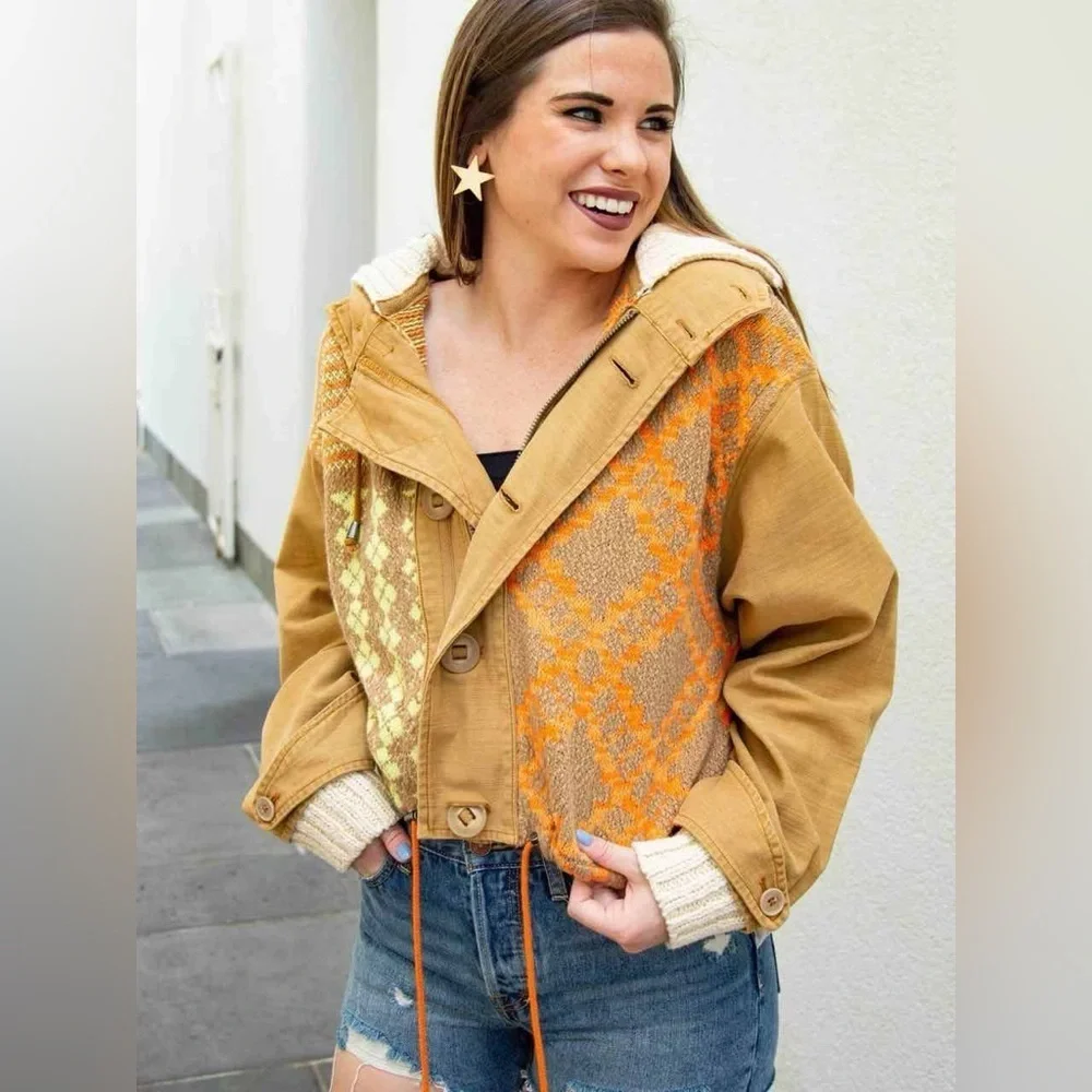 Free people Reno Knit Jacket